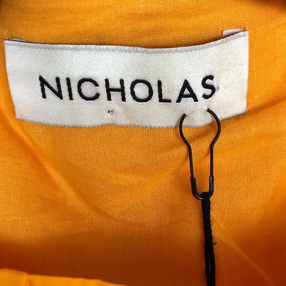 𝅺Nicholas Talullah Orange midi chanterelle dress - Picture 8 of 13